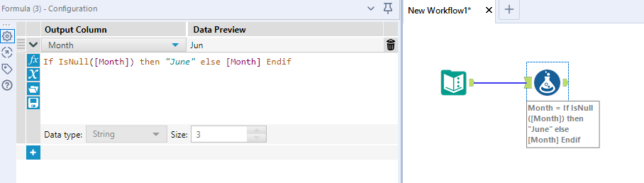 Impute string values - Alteryx