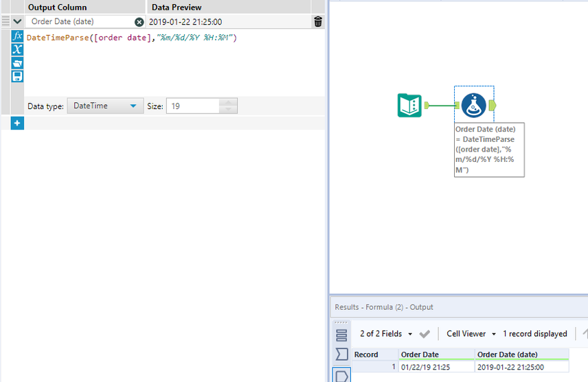 Convert string date time to Alteryx recognized date/Time format - Alteryx