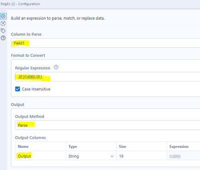 extracting a part of string from the field - Alteryx