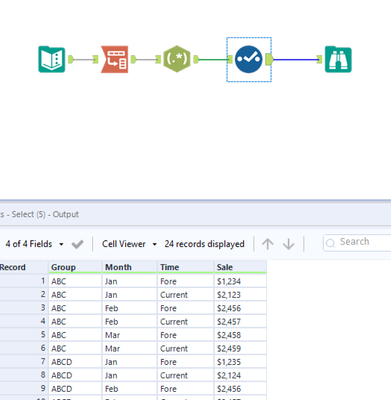 How to convert header into row values and split header also into row ...