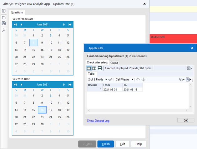 How to select date using Date tool - Alteryx