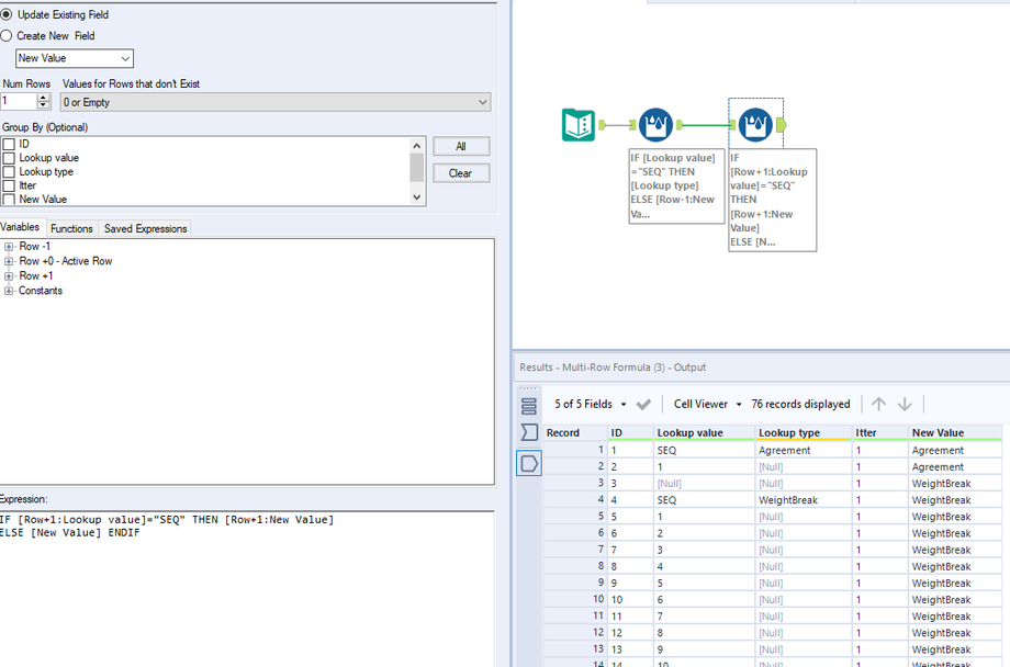 Simple multi field formula - Alteryx