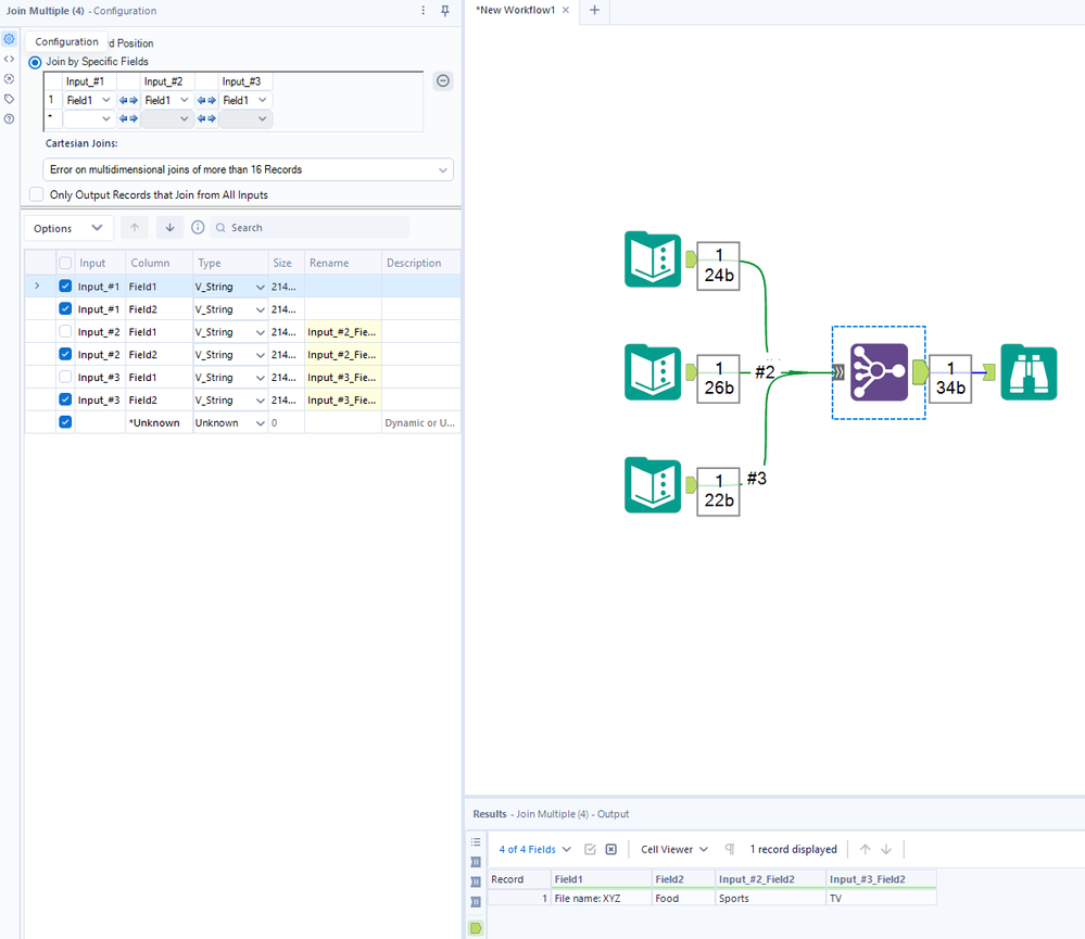 How to join files based on a shared data point - Alteryx