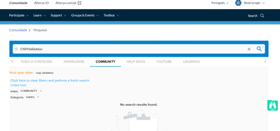 Validador de CNPJ - Alteryx