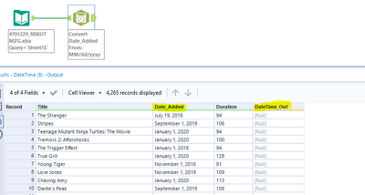 V_String to Date conversion - Alteryx