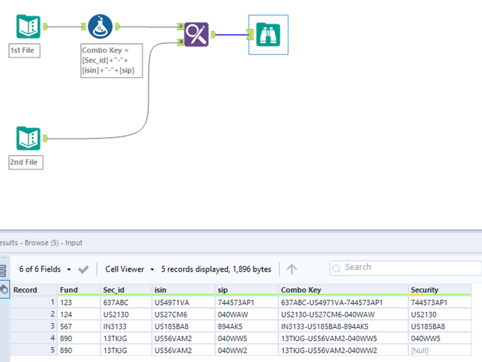 Join based on condition - Alteryx
