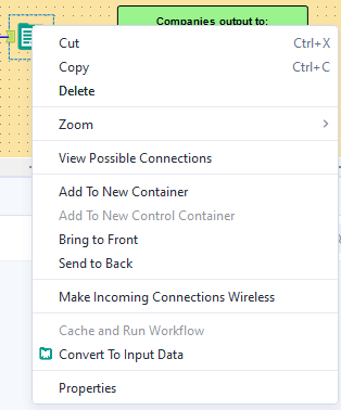 Control container grayed out - Alteryx
