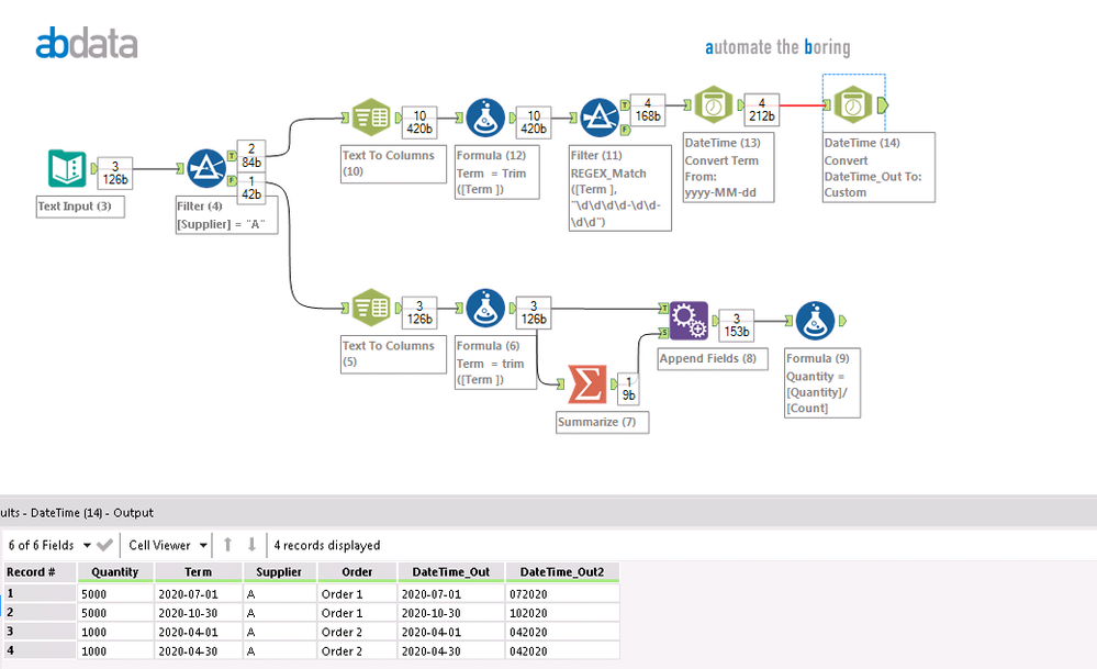 Manipulating and splitting Data into additional row. - Alteryx