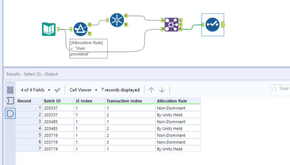 Remove rows based on condition - Alteryx