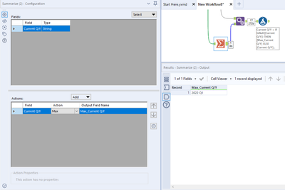 Replace Null by value of the same column? - Alteryx