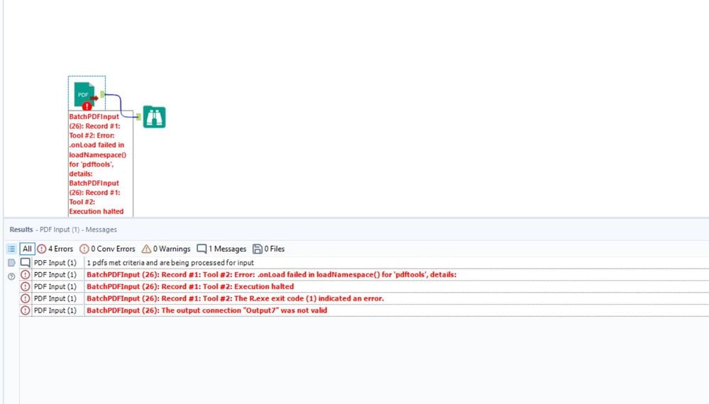 PDF Input - Alteryx
