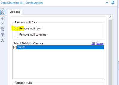 How to remove Blank rows from my input data - Alteryx