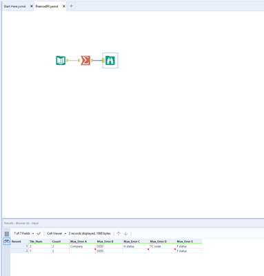 Join data from multiple columns to one row - Alteryx