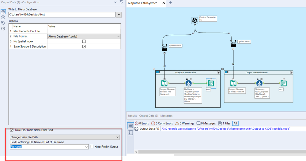 Read in multiple files and immediately output them as individual YXDB ...