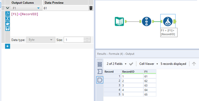 Increment each row in a column based on starting value in the column ...