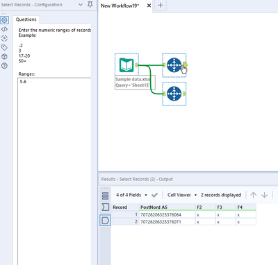 Split data into 2 streams - Alteryx