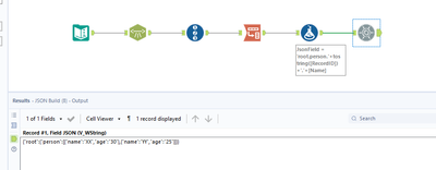 XML to JSON Conversion - Alteryx