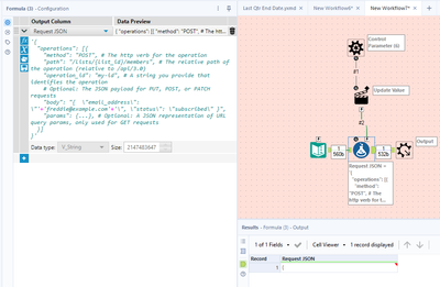 Mailchimp API Batch Operations - Alteryx