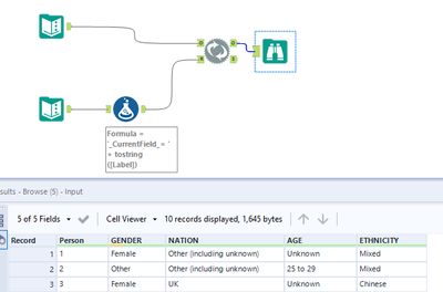 Lookup for multiple columns against a single list of values - Alteryx