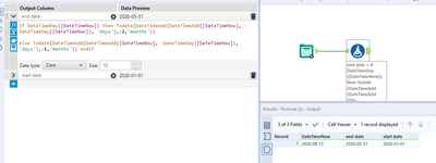 Date Range Formula Filter YTD - Alteryx