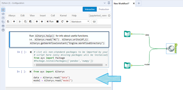 Python Tool - container to manage parameters - Alteryx