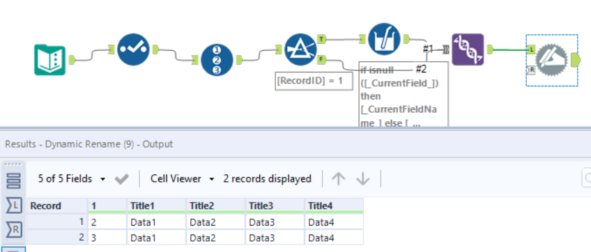 Help with Mismatched Column Headers - Alteryx