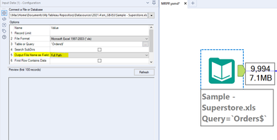 Adding date to file name - Alteryx