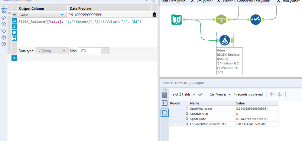 Parsing a Long Decimal Number from a String Using Reg-Ex - Alteryx