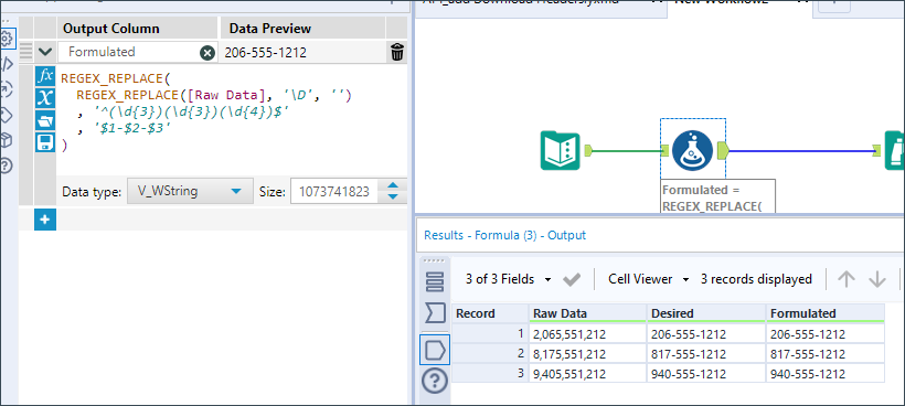 How to Fix a Column of Data - Alteryx