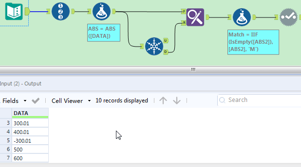 Look for value within Column - Alteryx