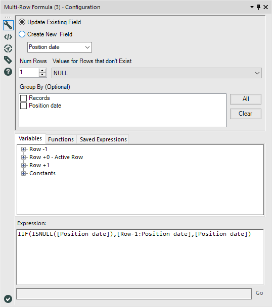 Change field Null by Date in the same column - Alteryx
