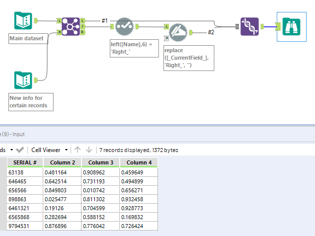 Find and Replace on certain records - Alteryx