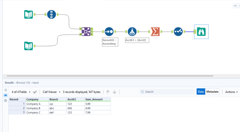 Joining data sets with multiple criteria - Alteryx