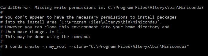 Installing new Python Packages - Alteryx