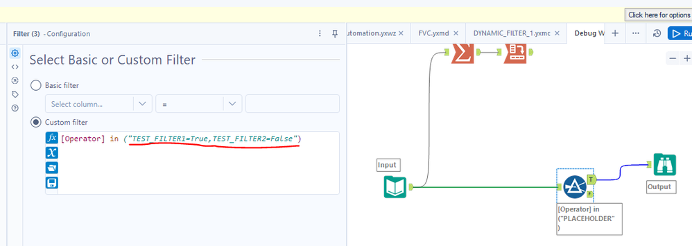 Dynamic List Filtering Dynamic Filter with Dynamic List Box Interface - Alteryx