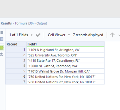 Geocodio Api GeoCodio Batch API / Macro - Alteryx