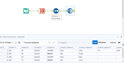 Combining Rows Based on Matching Fields - Alteryx