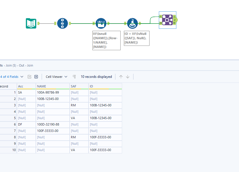 multi row , row +2 value - Alteryx