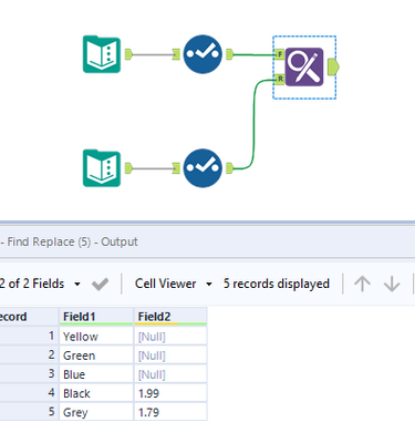 Join two tables and replacing values in one table - Alteryx