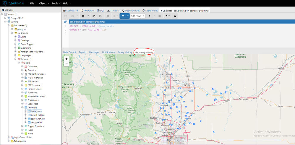 How to tranform spatial field from progresql/postgis in Alteryx ...