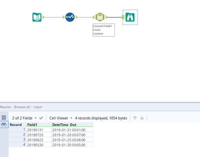 Datetime tool error - Alteryx