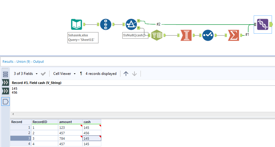 How to split the values in a cell - Alteryx