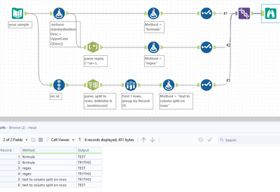 Keep all characters to the left of a special character - Alteryx