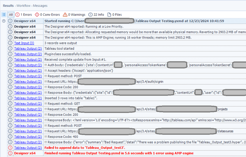 How To: Force the Tableau Output Tool to Show the Actual REST API Calls ...