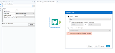 Input Multiple Excel tabs at once - Alteryx