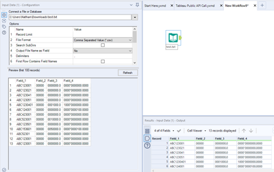 Dynamically delimiting and renaming the header - Alteryx