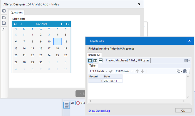 Want to show only Weekend i.e Friday Dates in the Date - Interface Tool ...