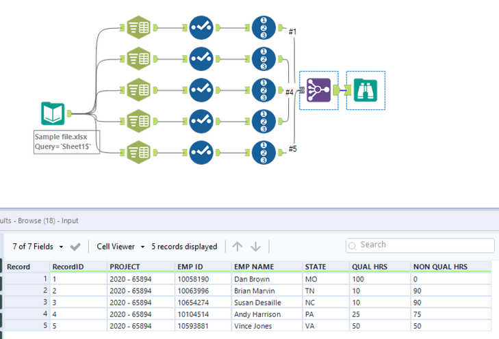 Embedded newlines in multiple cells - Alteryx