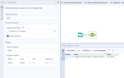 Extract String depending on characters before/after - Alteryx