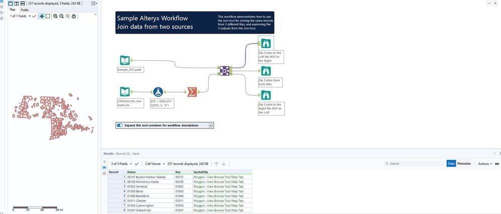Data Preview is not appearing after I run my workflow - Alteryx
